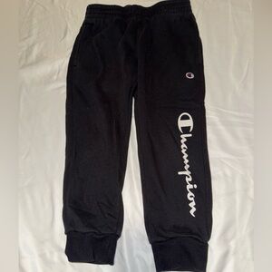 Champion Black Sweatpants Boys / XS